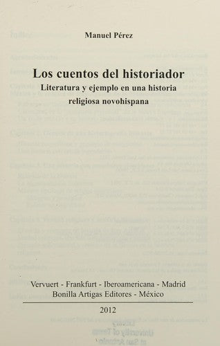 Los Cuentos del Historiador - Manuel Pérez