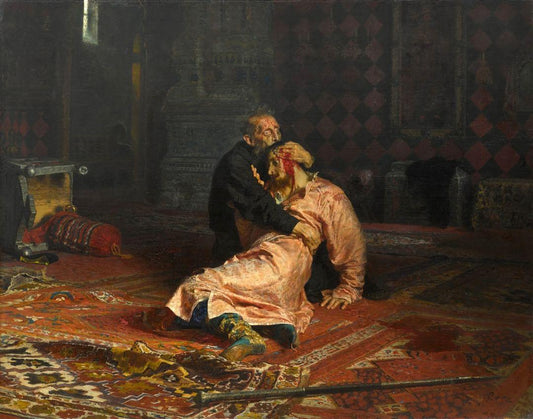 [CUADRO] Iván el Terrible y su hijo (Iliá Repin, 1885)