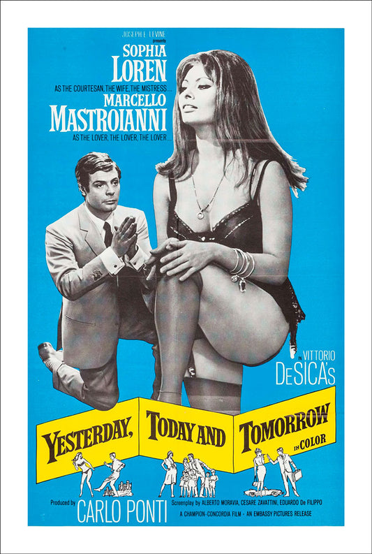 [CUADRO] Ayer, hoy y mañana (Dir. Vittorio de Sica, 1964. Con Sophia Loren y Marcello Mastroianni)