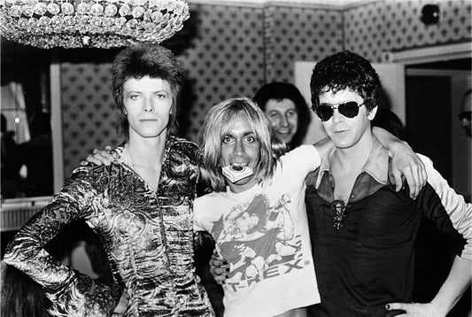 [CUADRO] David Bowie, Iggy Pop y Lou Reed - Mod: Hotel Dorchester 1972