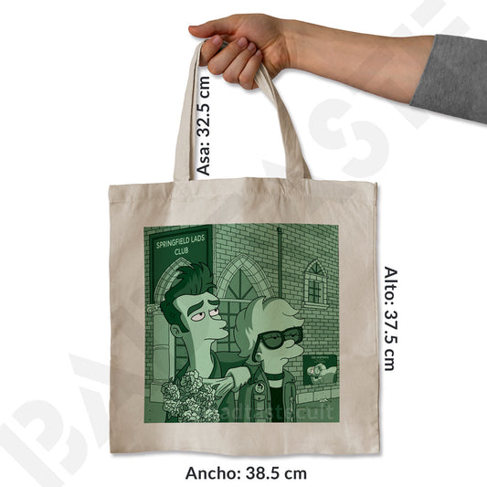 [Tote Bag] Morrissey / Los Simpsons 'Panic on the Streets of Springfield'