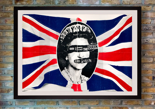 [CUADRO] Sex Pistols 'God Save The Queen' (póster promocional UK, 1977)