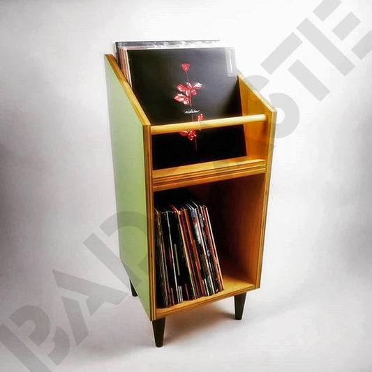 [Muebles] para almacenar discos de vinilo (40% DE DESCUENTO) - Modelo: ST-DM (Verde)