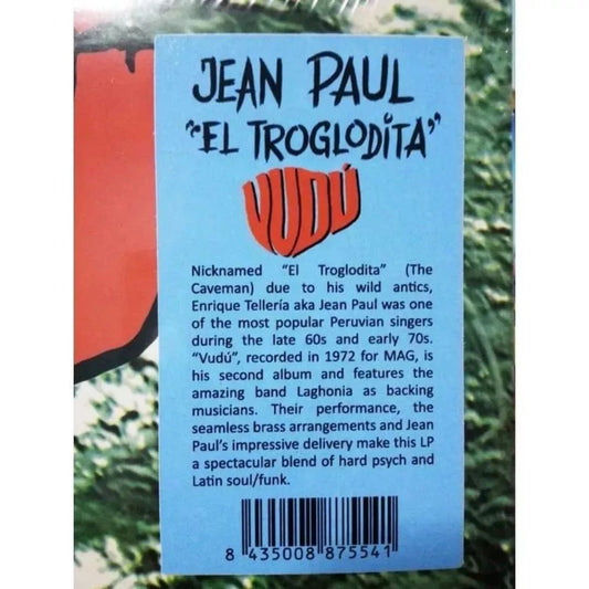 [VINILO] Jean Paul 'El Troglodita' - Vudú (2017) - [𝗩𝗜𝗡𝗜𝗟𝗢 𝗗𝗘𝗦𝗖𝗔𝗧𝗔𝗟𝗢𝗚𝗔𝗗𝗢 - ⚠️ Solo un vinilo disponible ⚠️]