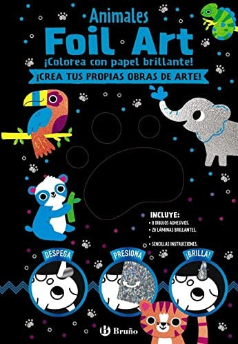 Animales- Foil Art. Colorea