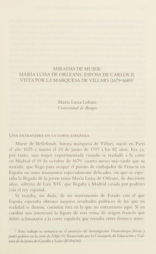 Teatro y Poder en la Época de Carlos II. - Judith (ed.) Farré Vidal