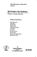 De Europa a las Américas. Dirigentes y Liderazgos ( 1880-1960 ) - Bernasconi, Alicia / Frid, Carina